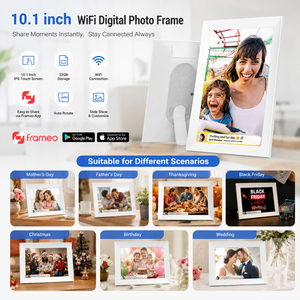 Fabricante OEM ODM Número 1, Mejor Oferta en 7 Días, Marco de Fotos <span class=keywords><strong>Digital</strong></span> Electrónico WiFi de 10.1 Pulgadas con Aplicación Frameo y 32 GB de Almacenamiento - Product Image 3