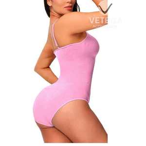 Faja Top Modeladora con Control de Abdomen Material Elástico Color Rosa Lavado a Mano - Product Image 1