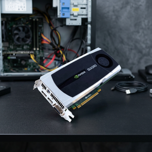 Usado para Dell Workstation JFN25 tarjeta gráfica para NVIDIA QUADRO 5000 2,5 GB PCI-E DVI salida agua GDDR5 memoria de vídeo Compatible - Product Image 2
