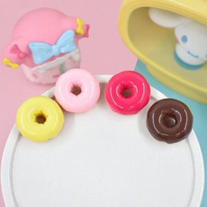 NUEVO - Cabujones Decorativos de 25MM con Forma de Donut Kawaii para Manualidades y Decoración de Scrapbooking - Product Image 3
