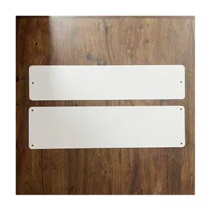 2024 Pequim Dalijia Atacado Alumínio Branco Brilhante Tags Retângulo Em Branco Para Sublimação & Impressora UV Compatível 200x300mm