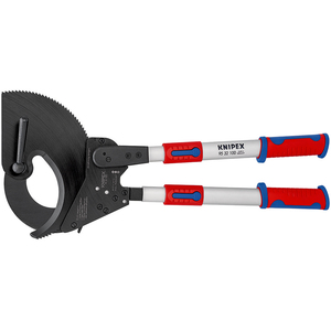 Tijeras de trinquete KNIPEX 95 32 100 con mangos telescópicos y empuñaduras multicomponentes de 680 mm - Product Image 1