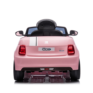 Voiture électrique pour enfants FIAT <span class=keywords><strong>500e</strong></span> 12V sous licence officielle, à conduire avec télécommande, rose, pour filles - Product Image 5