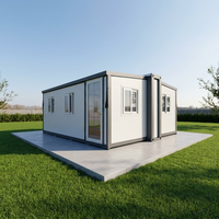Casa Contenedor Expandible de Lujo TOPPRE de 20 pies/40 pies con Certificación CE, Estructura de Acero, Lista para Energía Solar, Montaje Rápido para Uso Residencial
