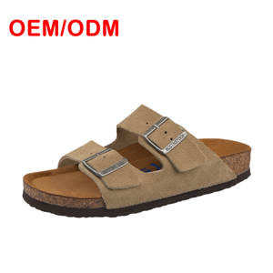 Sandales en liège unisexe pour hommes et femmes, nouvelle collection 2026, à deux brides, semelle souple, confortables pour la plage et l'extérieur, vente en gros usine - Product Image 1