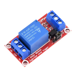โมดูลรีเลย์ 1 ช่อง 5V 12V พร้อมออปโตคัปเปลอร์ รองรับทริกเกอร์ระดับสูงและต่ำ - Product Image 2