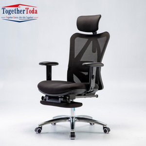 Silla Ejecutiva Ergonómica de Oficina con Malla Transpirable, Giratoria y con Altura Ajustable, Ideal para Gerentes y Trabajo en Casa - Product Image 5