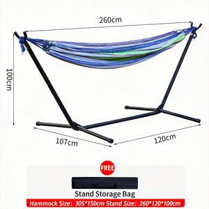 <span class=keywords><strong>Hamaca</strong></span> de Camping Doble Get-fit para 2 Personas, <span class=keywords><strong>Hamaca</strong></span> de Tela Doble para Viajes al Aire Libre, Playa, Picnic, Deportes, Gimnasio, Cama - Product Image 4