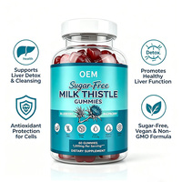 Gummies de Chardon-Marie Naturel : Favorisent la Protection Hépatique, la Détoxification et la Santé Digestive – Extrait de Chardon-Marie 1000mg pour Hommes et Femmes