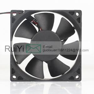 ADDA 5 فولت 12 فولت 48 فولت 24 فولت تيار مستمر 0.09A AC EC 80X80X25MM هيكل محول بسلك فائق الهدوء مروحة تبريد عالية السرعة - Product Image 3