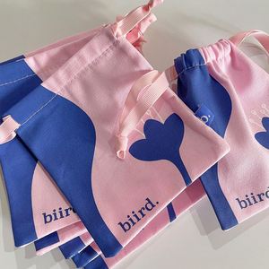 Reusable 100% Cotton Canvas <b>Drawstring</b> <b>Pouch</b> Bag With Custom Logo <b>Drawstring</b> Gift <b>Pouch</b> Dust Bag - Product Image 2