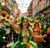 Vente en gros usine : Colliers de perles Mardi Gras, Perles Saint-Patrick, Perles de fête de carnaval, Perles à lancer Mardi Gras