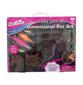 Kit de points décoratifs 3D : Créez des points colorés en relief avec des flacons à presser faciles |   Bricolage Peinture et Artisanat pour Enfants - Product Image 1