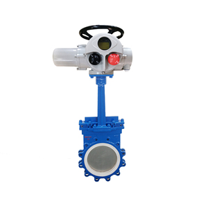 Explosion Proof Intelligent Type 4-20ma Cast Steel Slide Gate PTFE Line Multi Turn Actuator EG03 Multi Turn Actuated - Product Image 1