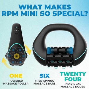 Rodillo de Masaje <span class=keywords><strong>Muscular</strong></span> Eléctrico Giratorio, el Mejor Regalo para los Entusiastas del Fitness y Masajeador Percutor Rodante para la Relajación de Todo el Cuerpo - Product Image 3