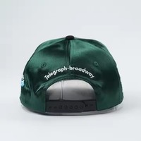 Gorra de Golf de 5 Paneles con Diseño Nuevo y Bordado, Tela Satinada, Hebilla Ajustable, Visera Curva, Gorras con Logotipo Personalizado