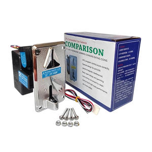 Prix d'usine JY100F Accepteur de pièces électronique à panneau en alliage, Pièces de jetons de haute qualité pour machines de jeux d'arcade - Product Image 1