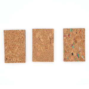 <b>ID</b> Badge Card <b>Holder</b> Business Cards <b>Holder</b> Wholesale Cards <b>Holder</b> Wallet Stainless Steel Eco-friendly Cork Pu Leather Gifts - Product Image 1