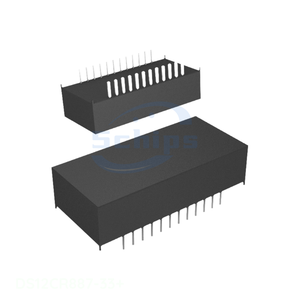 Online Electronic Components Manufacturer Channel IC RTC CLK/CALENDAR PAR 24EDIP DS12CR887-33+ 24 DIP Module (0.600", 15.24mm) C - Product Image 1