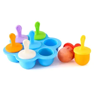 2024 Kids Lovely Popsicle With Sticks, Food Grade Small Cake Baking Silicone Popsicle Molds New Arrivals