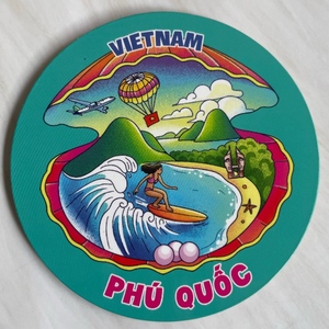 Posavasos Redondo <span class=keywords><strong>de</strong></span> <span class=keywords><strong>Corcho</strong></span> Ecológico Clásico <span class=keywords><strong>de</strong></span> Alta Calidad <span class=keywords><strong>de</strong></span> 10 cm con Impresión Personalizada - Product Image 5