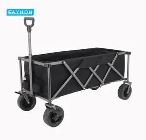 EAYNON zusammenklappbarer faltbarer Kinderwagen Trolley für Einkauf Camping Strandwagen faltbares Fahrzeug für Kinder