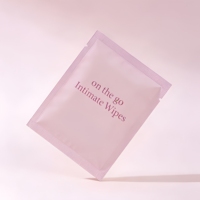 Vente en gros de lingettes nettoyantes pour les parties génitales féminines, étiquette privée personnalisée, emballées individuellement