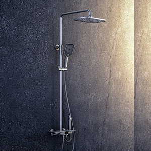 Set Doccia Termostatico di Lusso con Display Digitale, Tasti in Rame, Barra Scorrevole e Controllo della Temperatura, Stile Little Red Book - Product Image 2