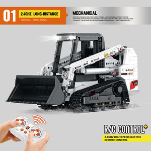 Reobrix 22004 Véhicule d'ingénierie à construire, jouet télécommandé, chargeur, modèle éducatif, 800+ pièces, alimenté par piles, à partir de 8 ans - Product Image 5