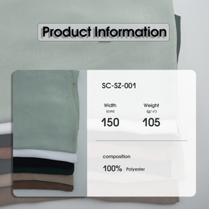 Maßgefertigter 105gsm Velours-Stoff 100% Polyester GRS Recycelt Weich Gefärbter Gewebter Stoff für Damenkleider - Product Image 2