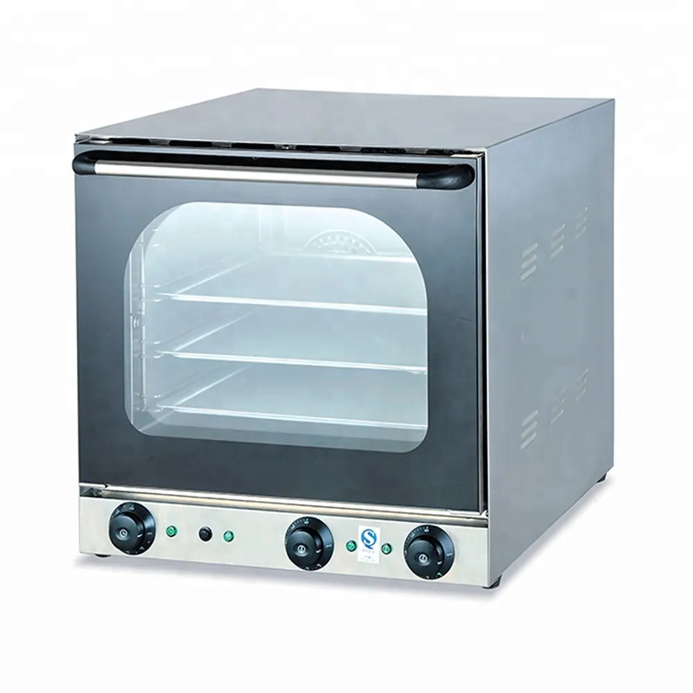 Beliebte Maschine für Pizza-Brot-Baking Dampofen Arbeitsplatte Heißluft 10 Schalen kommerzieller elektrischer Konvektionsofen 380 V