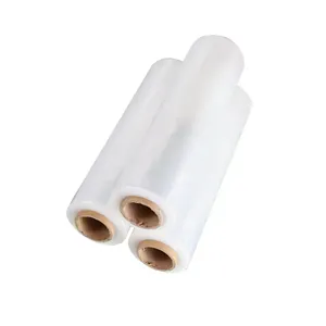 Soft <b>Plastic</b> Stretch Film <b>Shrink</b> Wrap Roll PE and LLDPE Cling Film Moisture Proof Cast Processing Type - Product Image 3