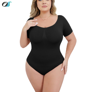 Qualité supérieure et option personnalisable, body <span class=keywords><strong>gainant</strong></span> respirant et amincissant pour femmes grandes tailles, contrôle du ventre, sans couture - Product Image 1