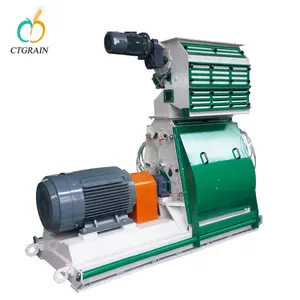 Thứ hai tay gạo trấu gia cầm thức ăn Hammer Mill