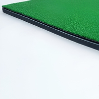 Tapis de golf portable 100x100cm pour entraînement en extérieur, bureau ou intérieur, base résiliente, tapis d'entraînement de golf, fournisseur en gros