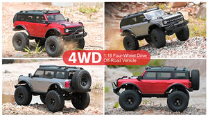 WLtoys 184023 1/18 Auto <span class=keywords><strong>RC</strong></span> Eléctrico 4WD, Modelo de Auto <span class=keywords><strong>RC</strong></span> para Escalar, Camioneta Monstruo Todoterreno a Control Remoto, Juguete, Regalos de Navidad - Product Image 6