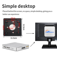 Mini PC Openciaw Ai I3 3110M I5 2520M 8*USB Gigabit LAN Win10/11 Pro Linux pour entreprise, bureau, domicile, ordinateur de bureau portable