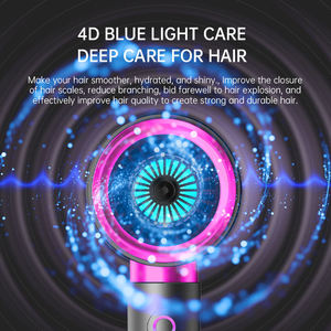 Sèche-cheveux professionnel haute puissance et haute vitesse pour salon et hôtel, avec buse concentratrice, moteur sans balais, 2400W - Product Image 2
