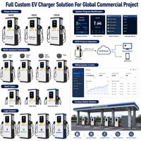 Nuevo Cargador Comercial para Vehículos Eléctricos DC 60/120kW CCS2 CCS1 NACS CHAdeMO GBT, Estación de Suelo de Doble Conector, Rápida, Inteligente, OCPP, T, IP65