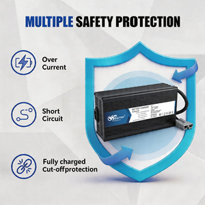 Cargador de batería GSP 28V 25A LiFePO4, cargador portátil inteligente de 24V de fosfato de hierro y litio AC DC para paquete de baterías de vehículos eléctricos - Product Image 3