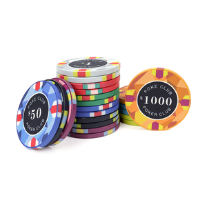 Échantillons personnalisés gratuits de jetons de <span class=keywords><strong>poker</strong></span> en céramique, accessoires de casino, jetons de <span class=keywords><strong>poker</strong></span> <span class=keywords><strong>Texas</strong></span> Hold'em, jetons de <span class=keywords><strong>poker</strong></span> Blackjack - Product Image 5