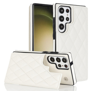 Funda de Piel Sintética con Ranuras para Tarjetas de Crédito, Anillo de Soporte y Función de Cartera para <span class=keywords><strong>Samsung</strong></span> S25 Plus S24 Ultra - Product Image 1