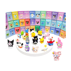 Mini Blocchi <span class=keywords><strong>da</strong></span> Costruzione, Puzzle 3D Cartoon, Figure Anime, Set di Blocchi MOC, Micro Blocchi <span class=keywords><strong>Fai</strong></span>-<span class=keywords><strong>da</strong></span>-<span class=keywords><strong>Te</strong></span> in Plastica ABS, Animali e Natura - Product Image 1