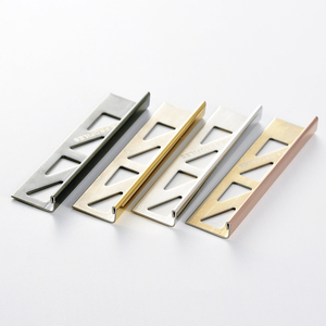 Smaprofiles Chất lượng cao PVD hoàn thành gạch thép không gỉ <span class=keywords><strong>TRIM</strong></span> thiết kế hiện đại kim loại cạnh <span class=keywords><strong>TRIM</strong></span> cho trang trí nội thất - Product Image 5