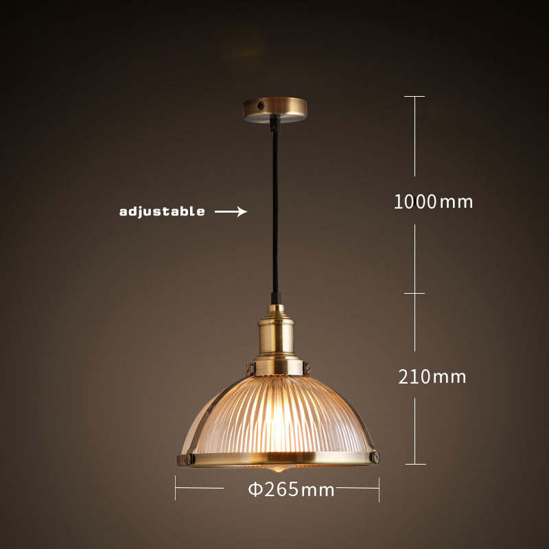 Nordic decor edison vintage bronze wrought iron chandelier airplane pendant lamp modern glass ceiling pendant light E27