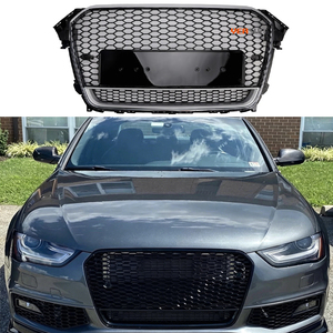 RS4 Grille Abs Gloss Black para Audi <span class=keywords><strong>A4</strong></span> Radiador RS4 B85 Parrilla delantera <span class=keywords><strong>2013</strong></span> 2015 - Product Image 4