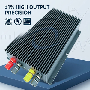Convertisseur DC-DC haute tension 300V vers 12V 24V, module d'alimentation abaisseur isolé, entrée 200V-400V, 300W 500W 750W, boîtier métallique sans ventilateur, certifié UL - Product Image 1