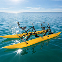 Amusant personnalisé en usine loisirs aquatiques vélo aquatique gonflable vélo flottant équipement de sport de vélo nautique à vendre