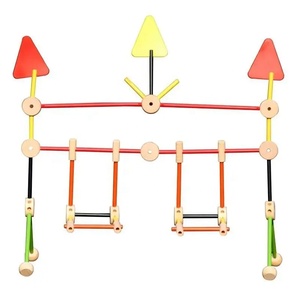 144 pezzi in <span class=keywords><strong>legno</strong></span> inserzione blocchi <span class=keywords><strong>di</strong></span> costruzione <span class=keywords><strong>forte</strong></span> giocattolo educativo DIY smontaggio giunzioni <span class=keywords><strong>di</strong></span> <span class=keywords><strong>legno</strong></span> e bastoni blocchi <span class=keywords><strong>di</strong></span> gioco per <span class=keywords><strong>il</strong></span> bambino - Product Image 1