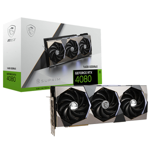 การ์ดจอ MSI GeForce RTX 4080 16GB SUPRIM พร้อมหน่วยความจำ GDDR6X 256-bit รองรับการโอเวอร์คล็อก MSI GeForce RTX 4080 16GB SUPR - Product Image 1